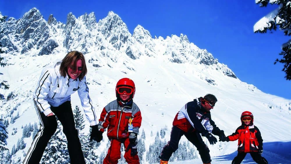 family ski resort in Salzburg